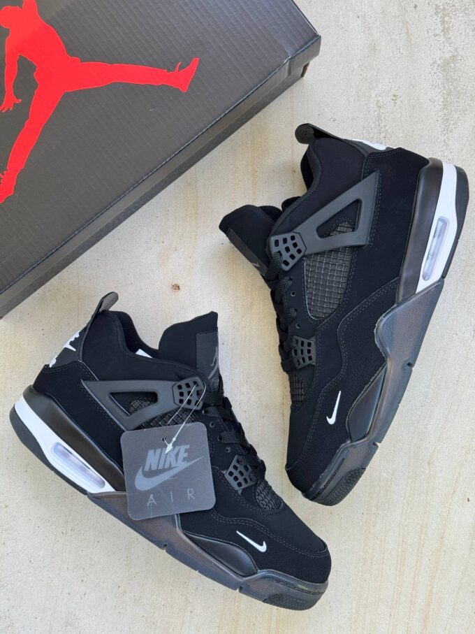 Air Jordan 4 Nigel Brick by Brick Black