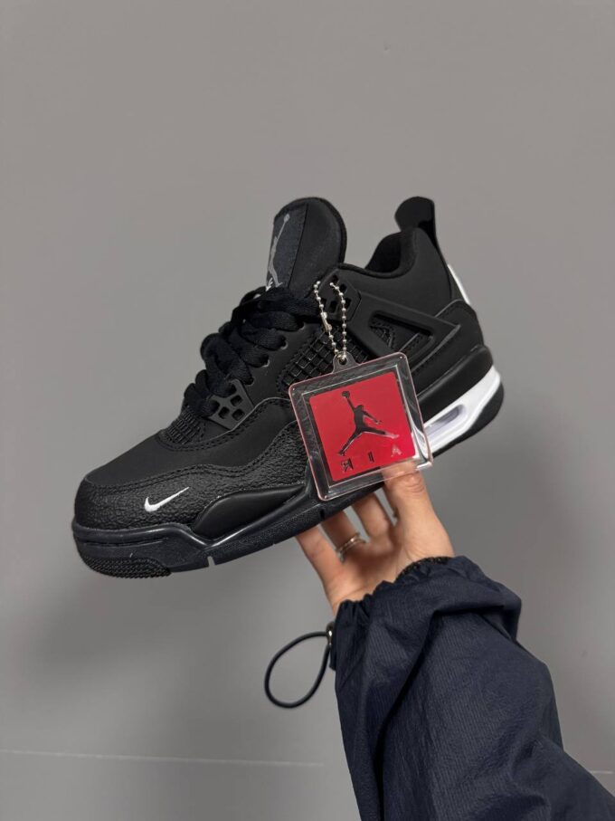 Nike Air Jordan Retro 4  x Bike Black