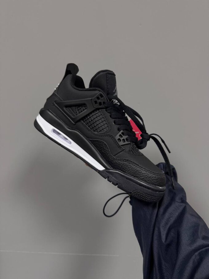 Nike Air Jordan Retro 4  x Bike Black - Зображення 4