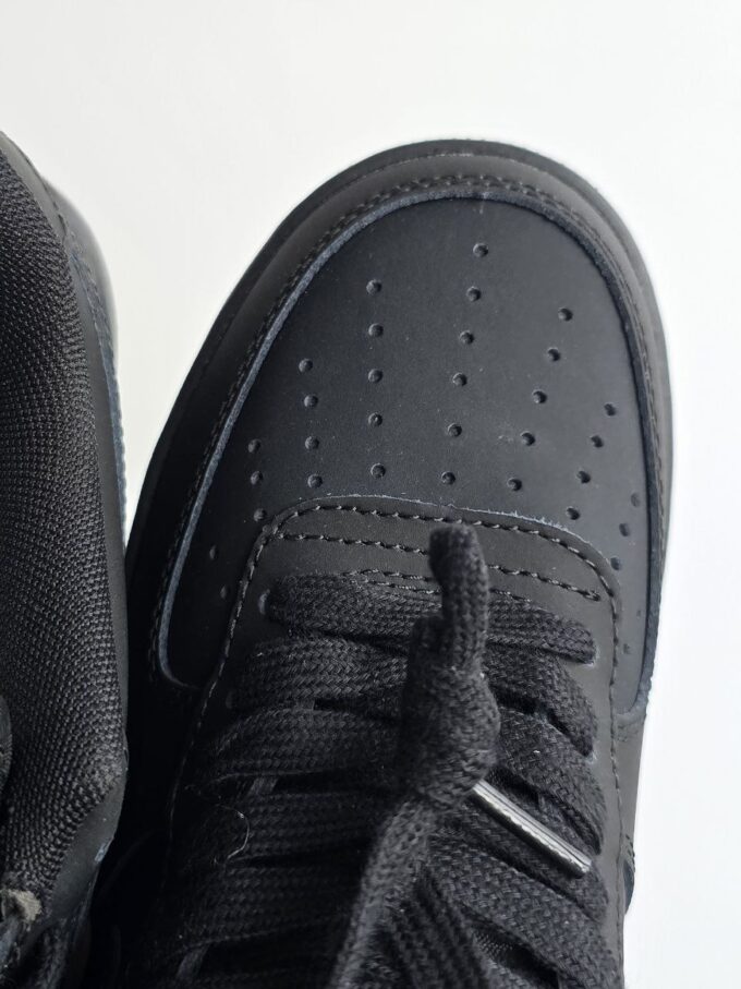 Nike Air Force Fur Black Orange - Зображення 6