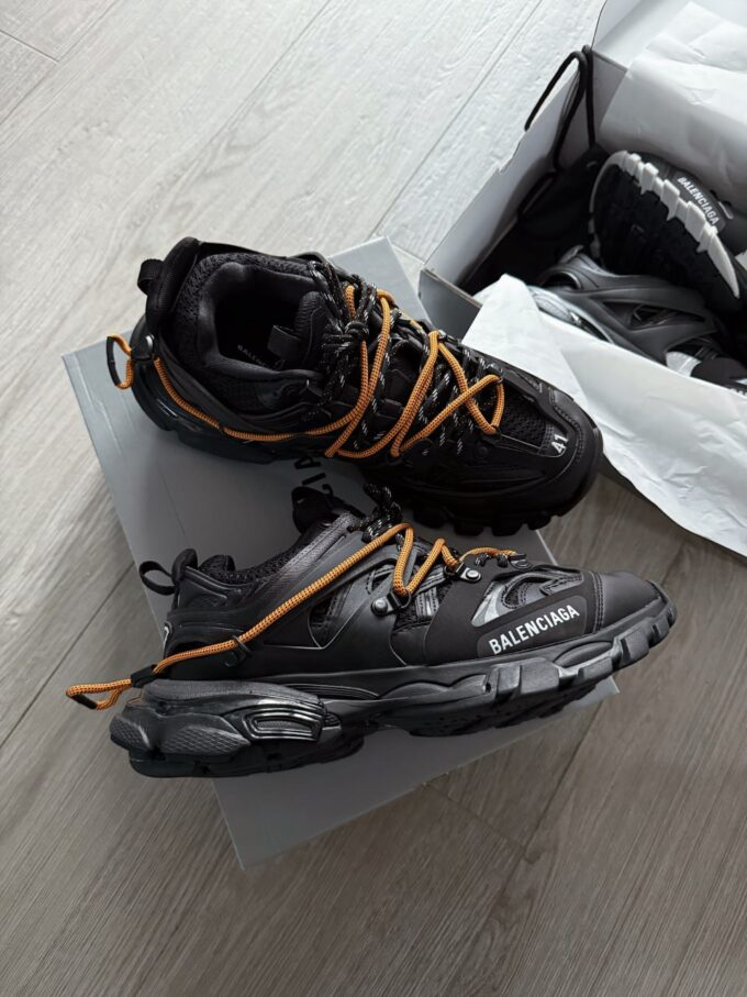 Balenciaga Track Trail Laces Black Orange - Зображення 4