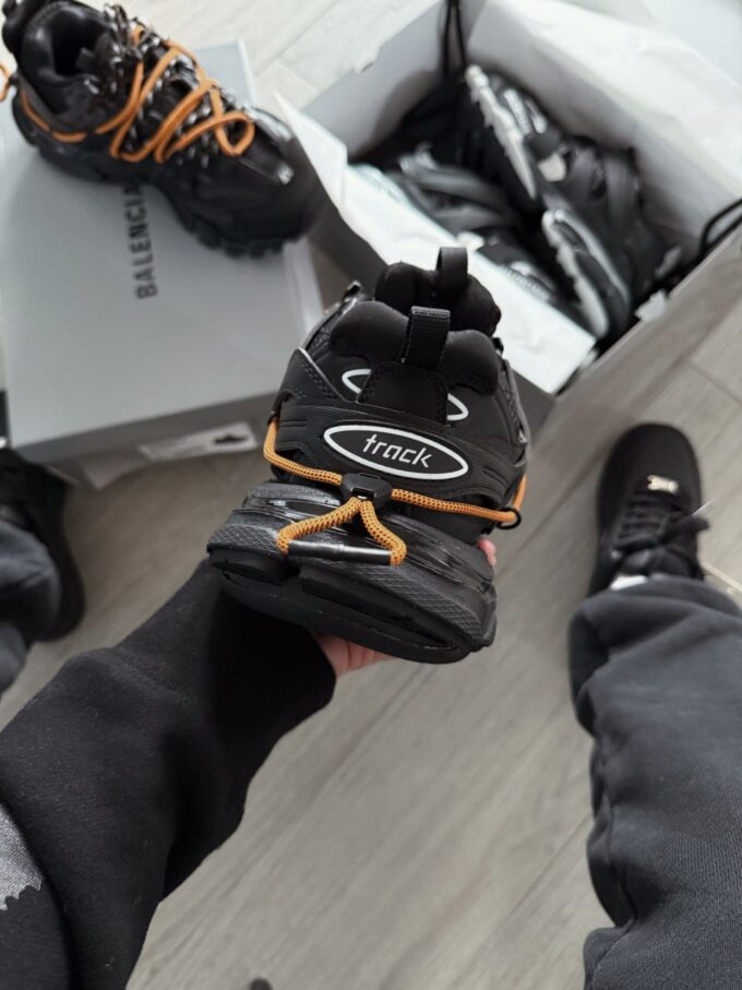 Balenciaga Track Trail Laces Black Orange - Зображення 5