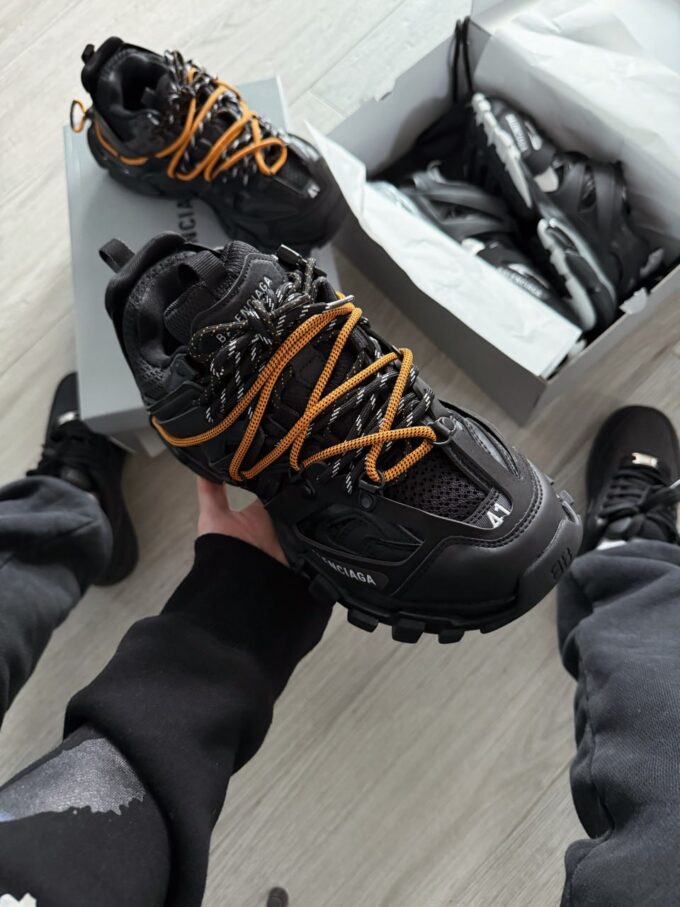 Balenciaga Track Trail Laces Black Orange - Зображення 2