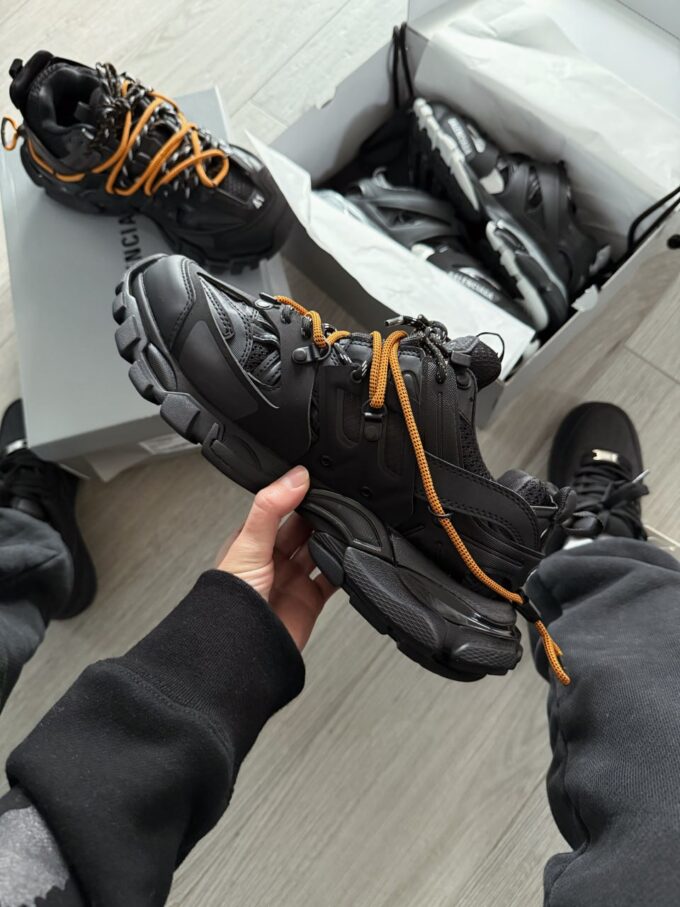Balenciaga Track Trail Laces Black Orange - Зображення 3