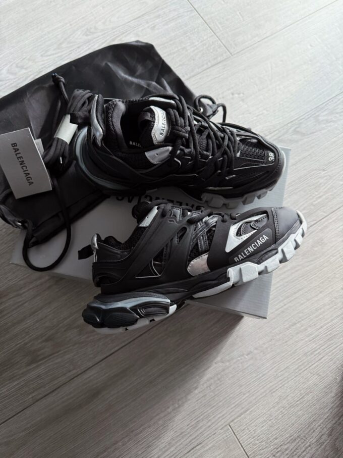 Balenciaga Track Sneaker in Black Silver - Зображення 2