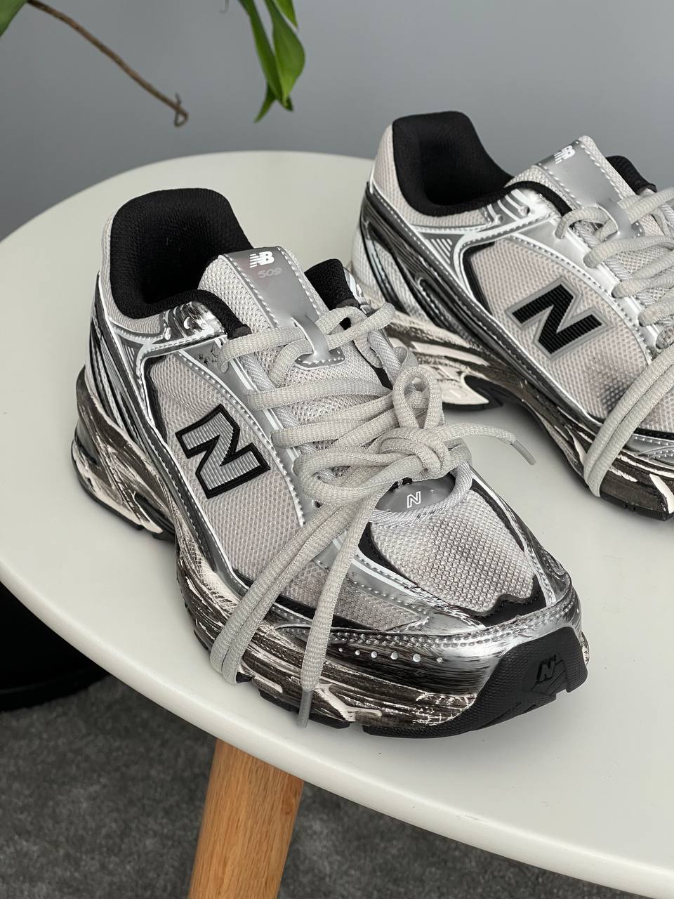 New Balance 509 Silver Black Custom - Зображення 3