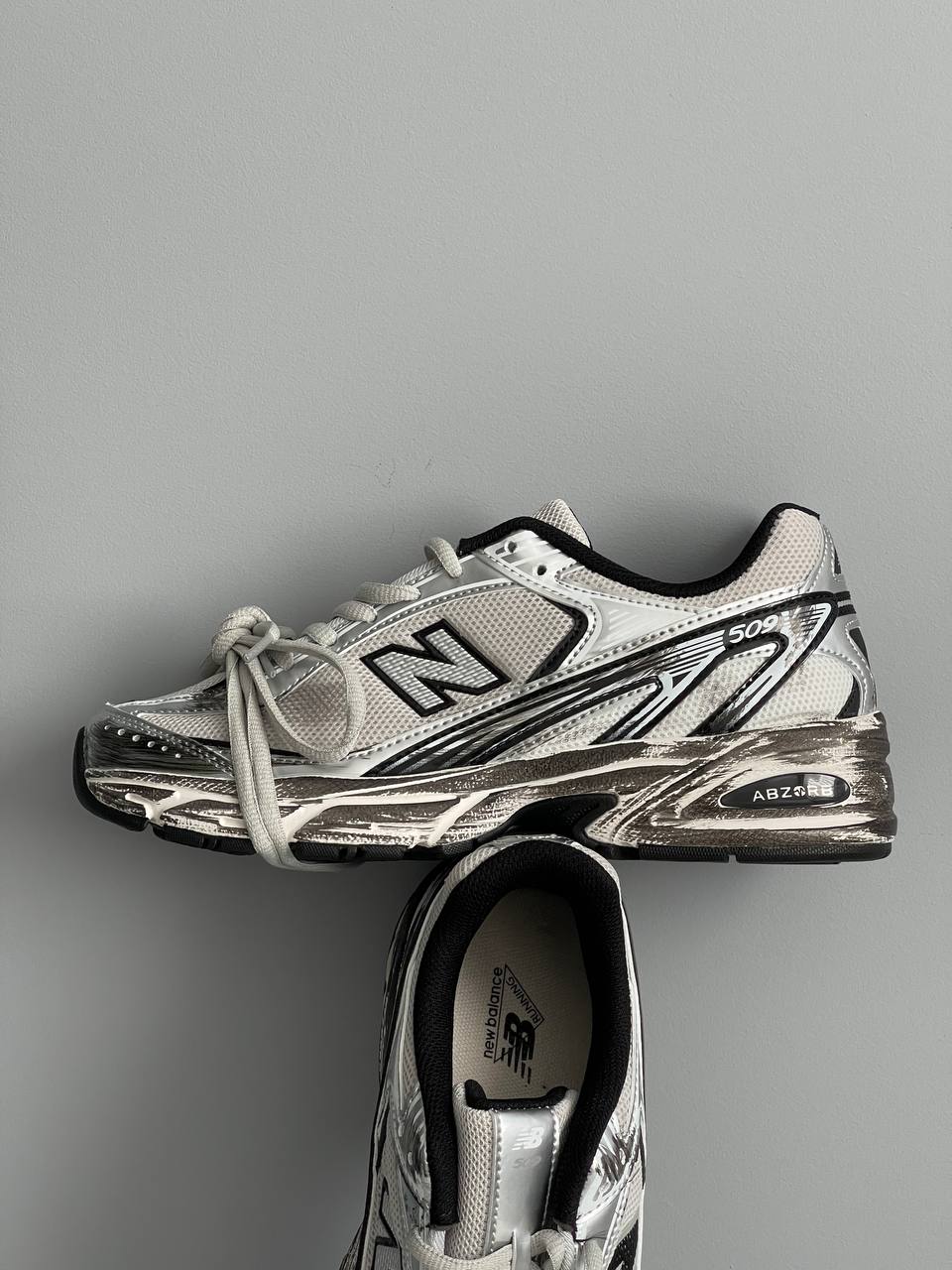 New Balance 509 Silver Black Custom - Зображення 4