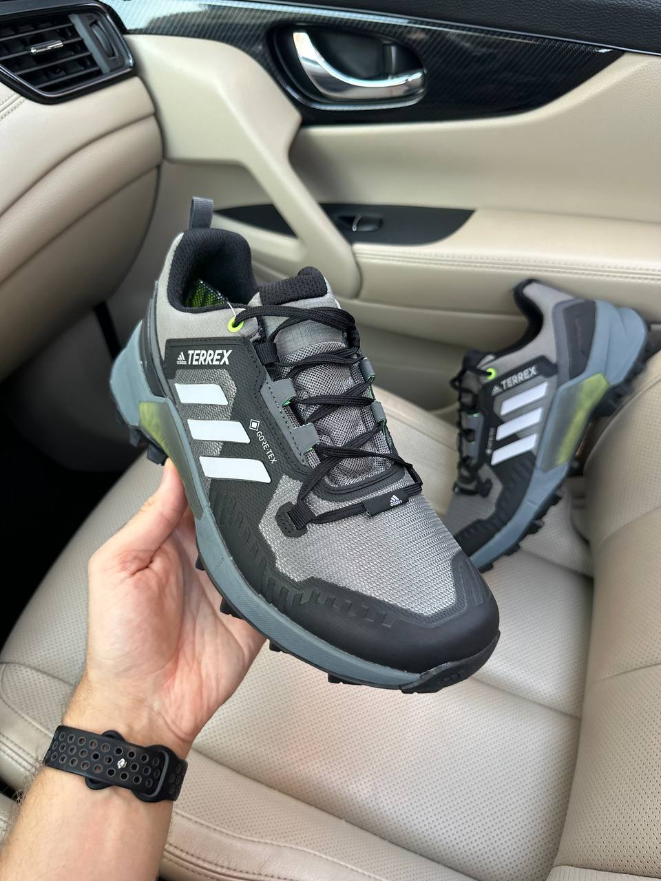 Adidas Terrex Swift R3 GTX Low Grey Black - Зображення 2