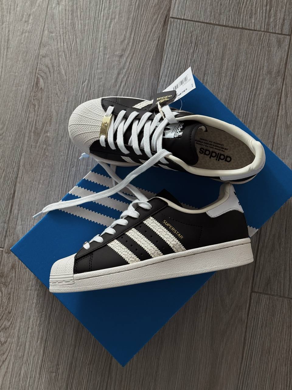 Adidas Superstar Core Black Cream White - Зображення 4