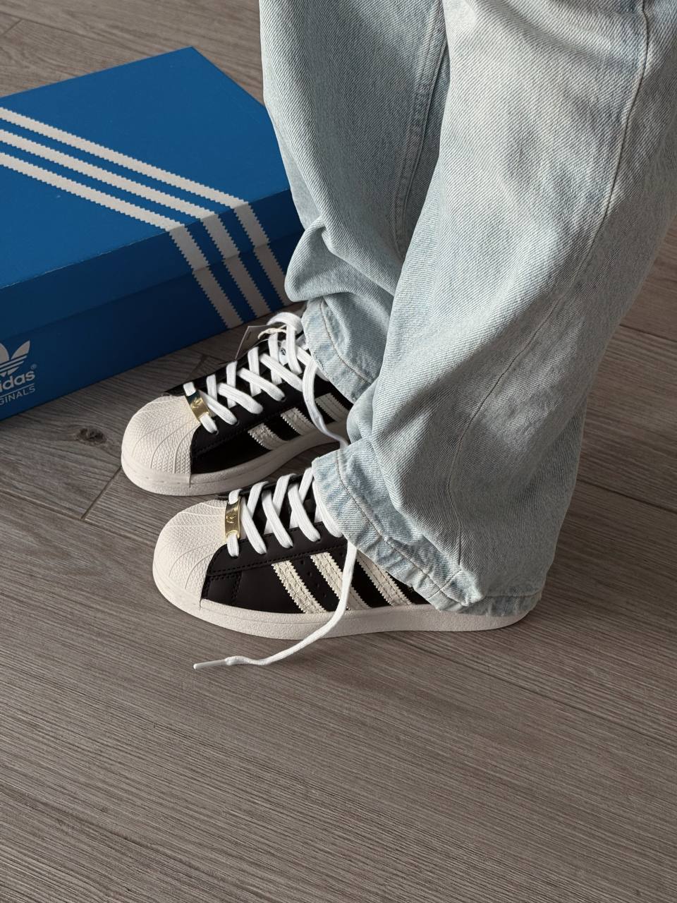 Adidas Superstar Core Black Cream White