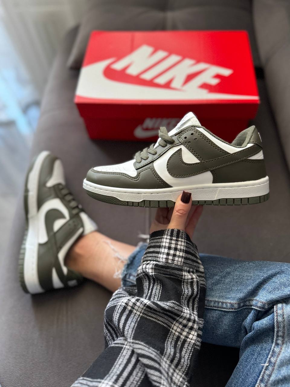Nike SB Dunk Olive - Зображення 5