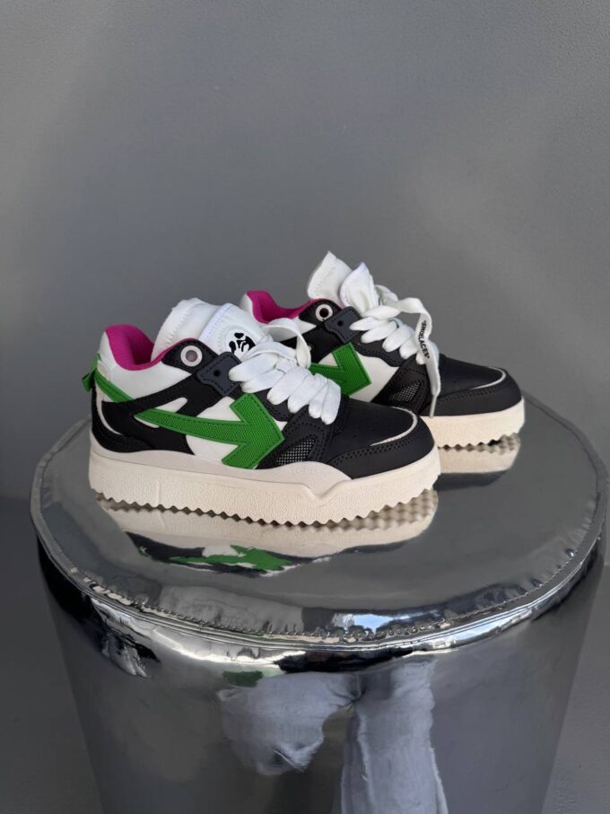 Off-White Sponge Mid Top Black Green Pink - Зображення 2