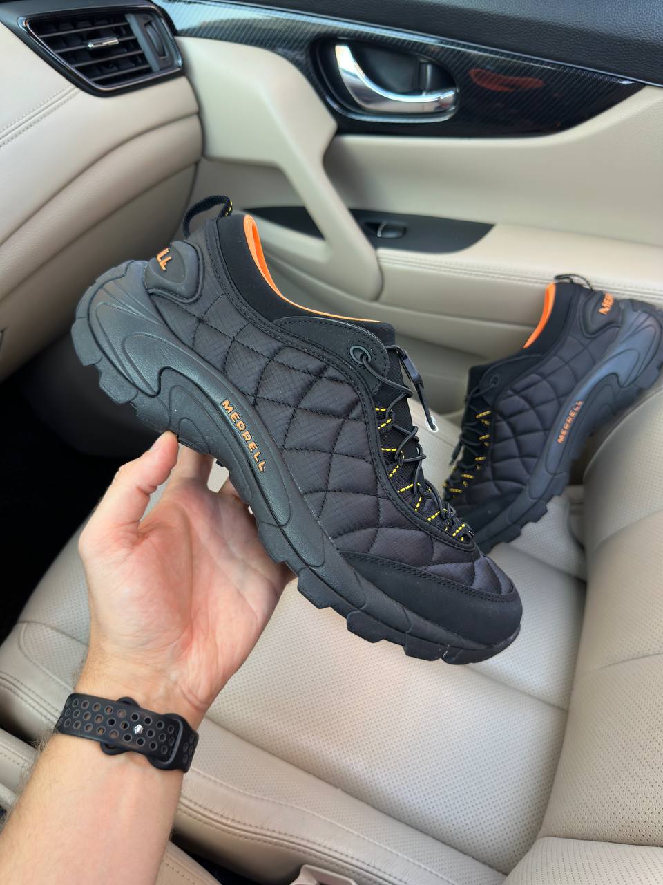 Merrell Ice Cap Moc Ill Stretch Low Black Orange