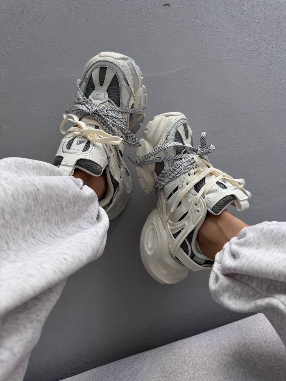 Adidas XLG Runner Dirty White Silver - Зображення 5