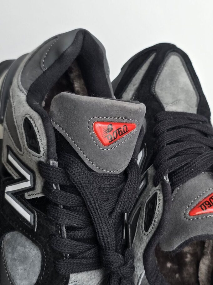 New Balance 9060 Fur Black Grey - Зображення 7