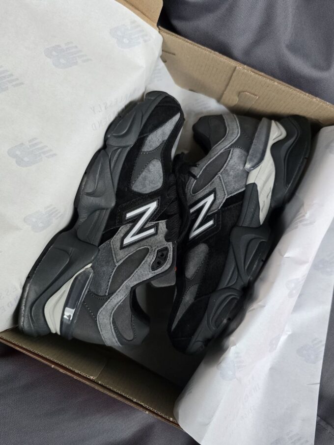 New Balance 9060 Fur Black Grey - Зображення 3