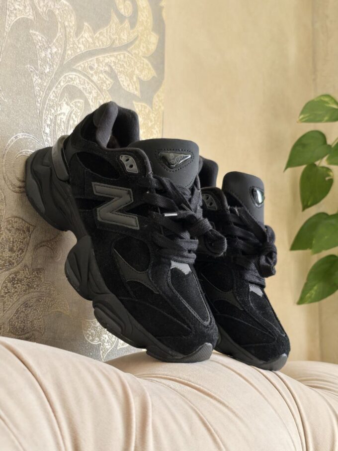 New Balance 9060 Fur Black - Зображення 2