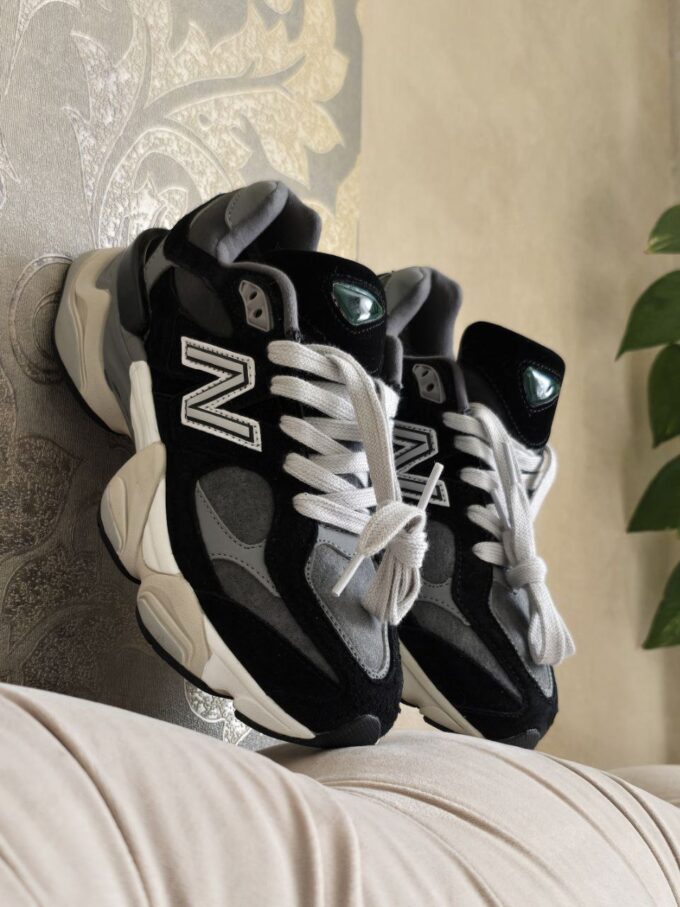 New Balance 9060 Fur Black Grey - Зображення 2