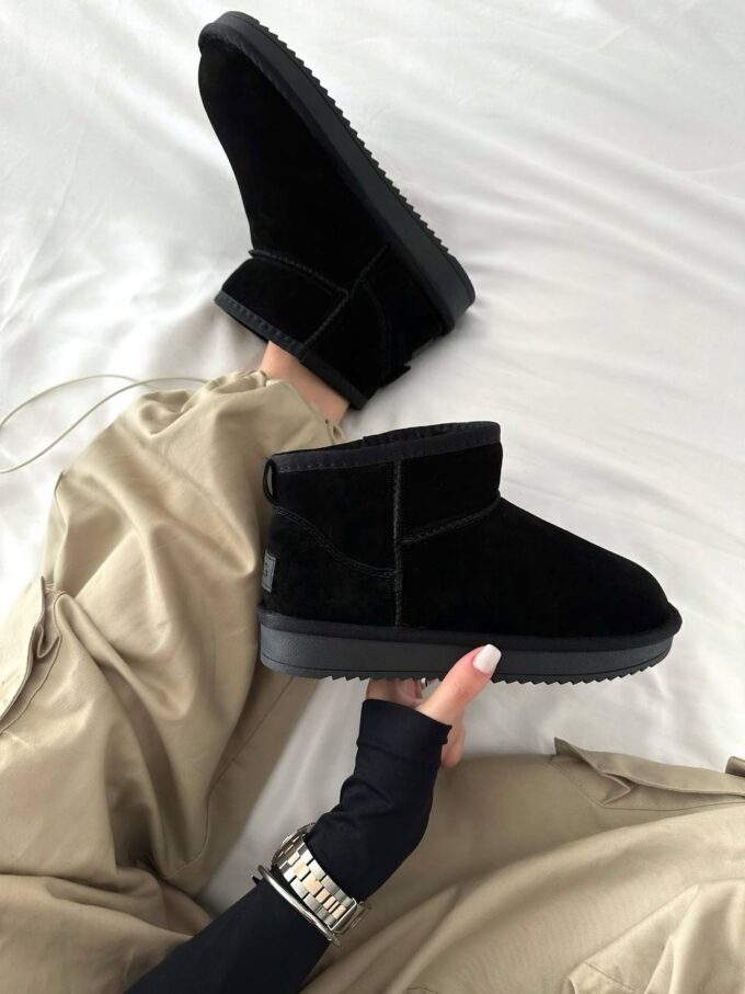 Ugg Ultra Mini Black Suede