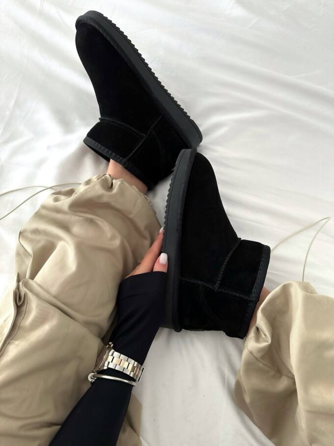 Ugg Ultra Mini Black Suede - Зображення 4