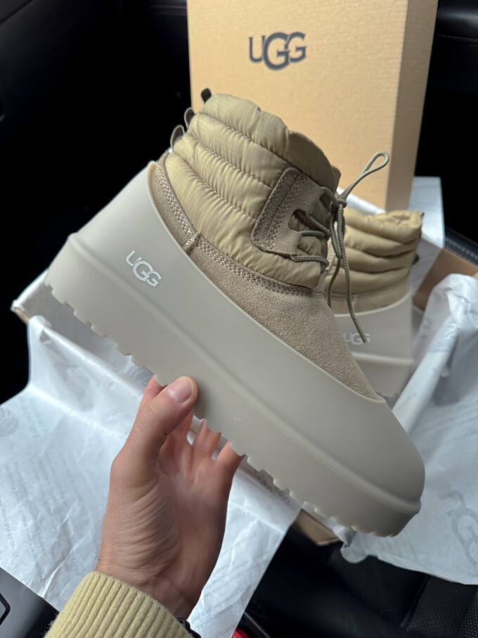 UGG Classic Mini Lace-Up Beige - Зображення 2