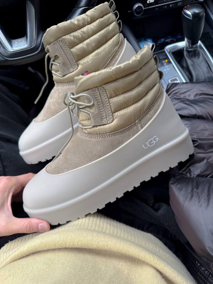 UGG Classic Mini Lace-Up Beige - Зображення 3