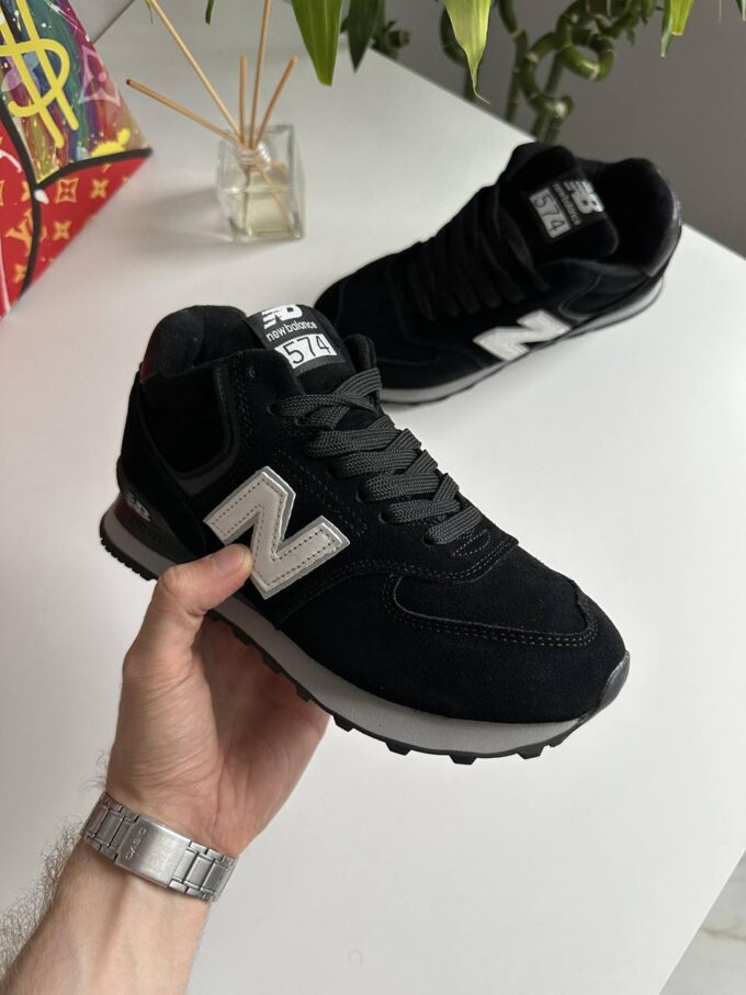 New Balance 574 Black White - Зображення 2