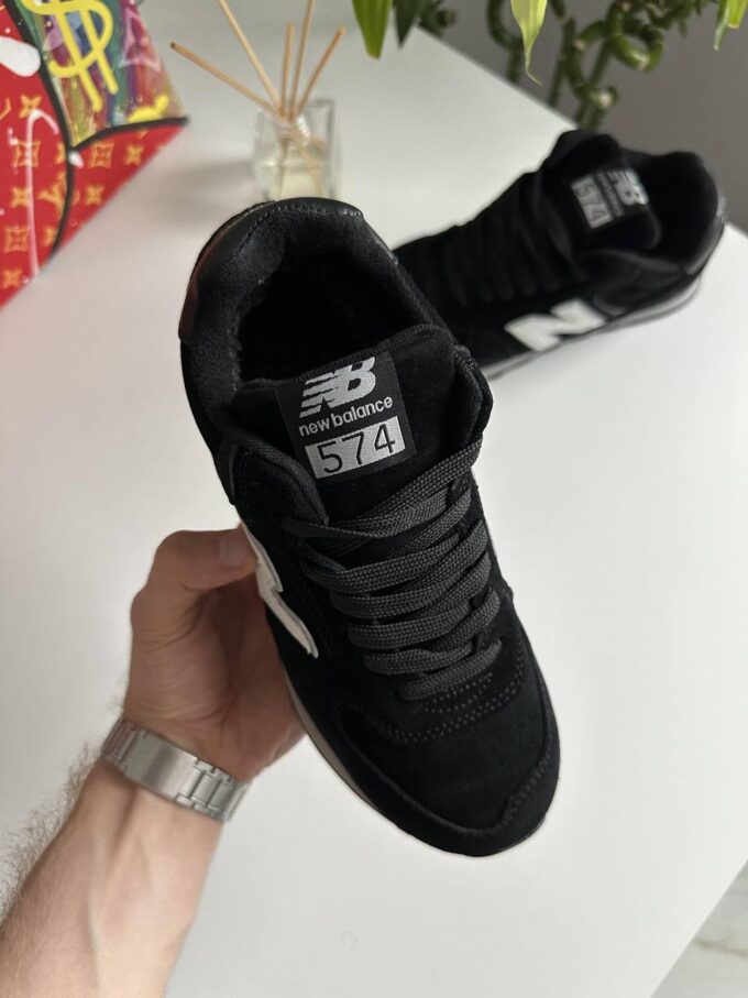 New Balance 574 Black White - Зображення 3