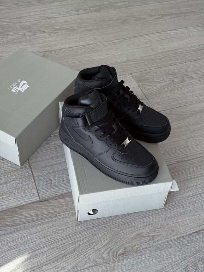 Nike Air Force 1 Mid '07 Black - Зображення 2