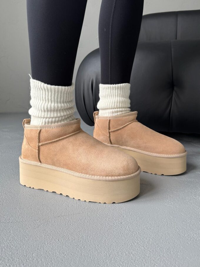 Ugg Classic Ultra Mini Platform XL Beige - Зображення 4