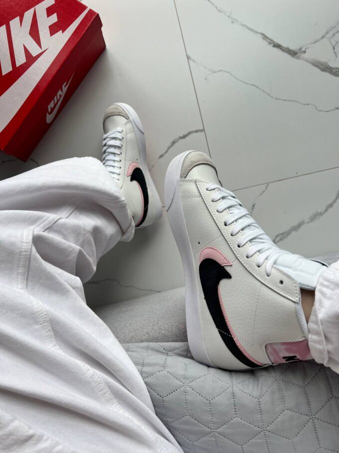 Nike Blazer High 77 SE White Black Arctic Punch - Зображення 2