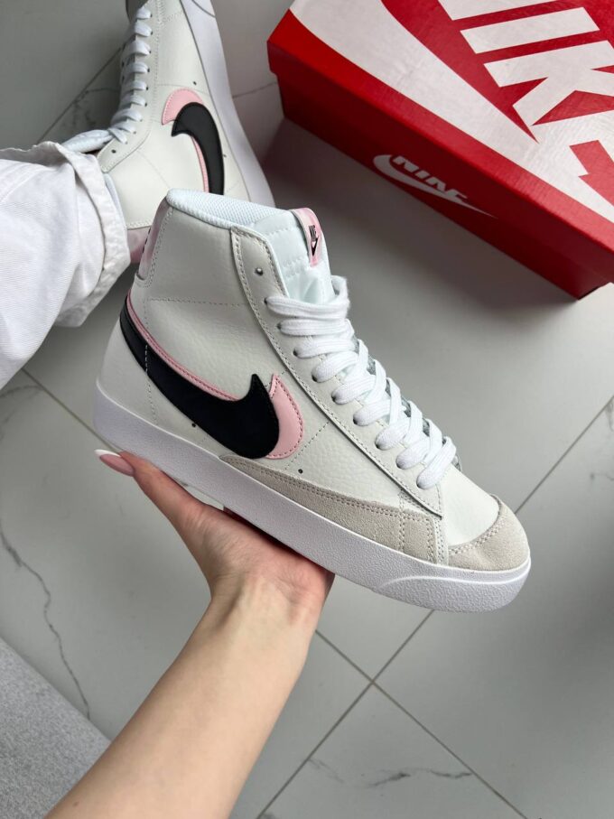 Nike Blazer High 77 SE White Black Arctic Punch - Зображення 5
