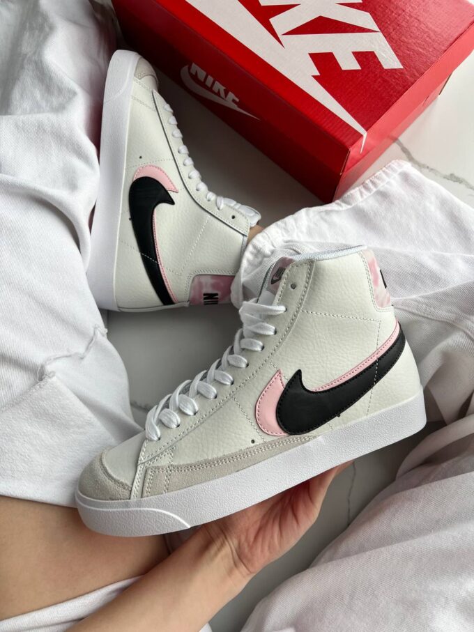 Nike Blazer High 77 SE White Black Arctic Punch - Зображення 4