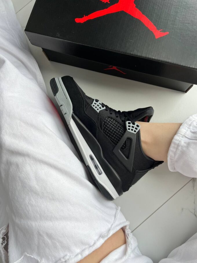 Jordan 4 Retro SE Black Canvas - Зображення 4
