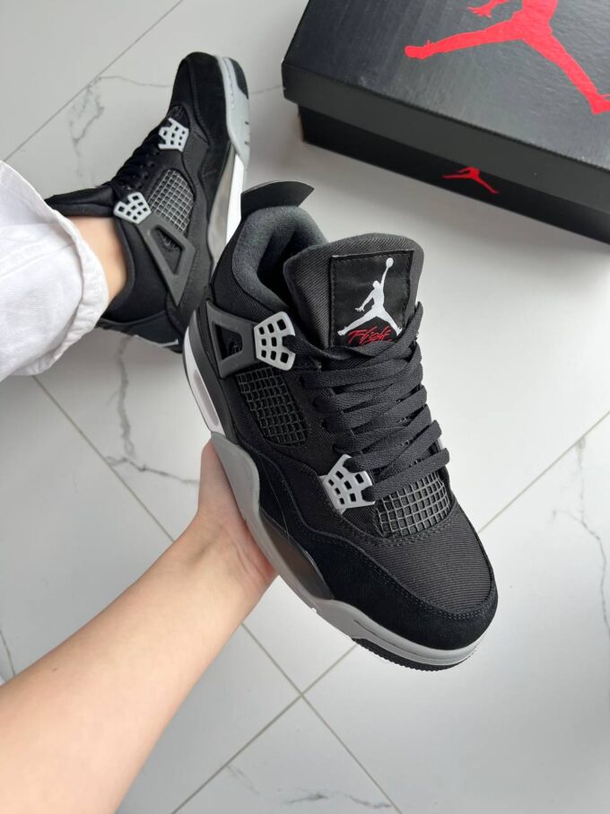 Jordan 4 Retro SE Black Canvas - Зображення 6