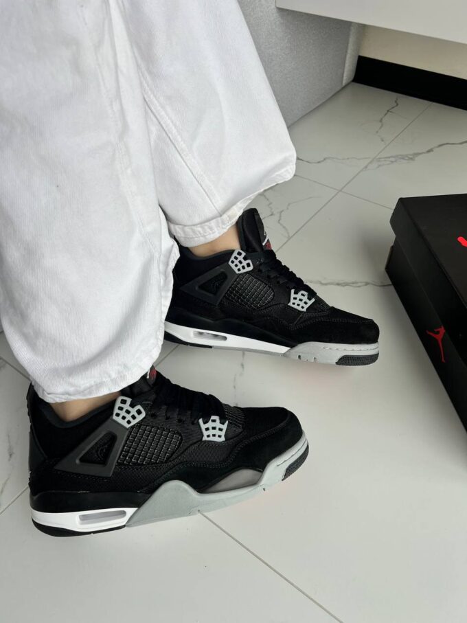 Jordan 4 Retro SE Black Canvas