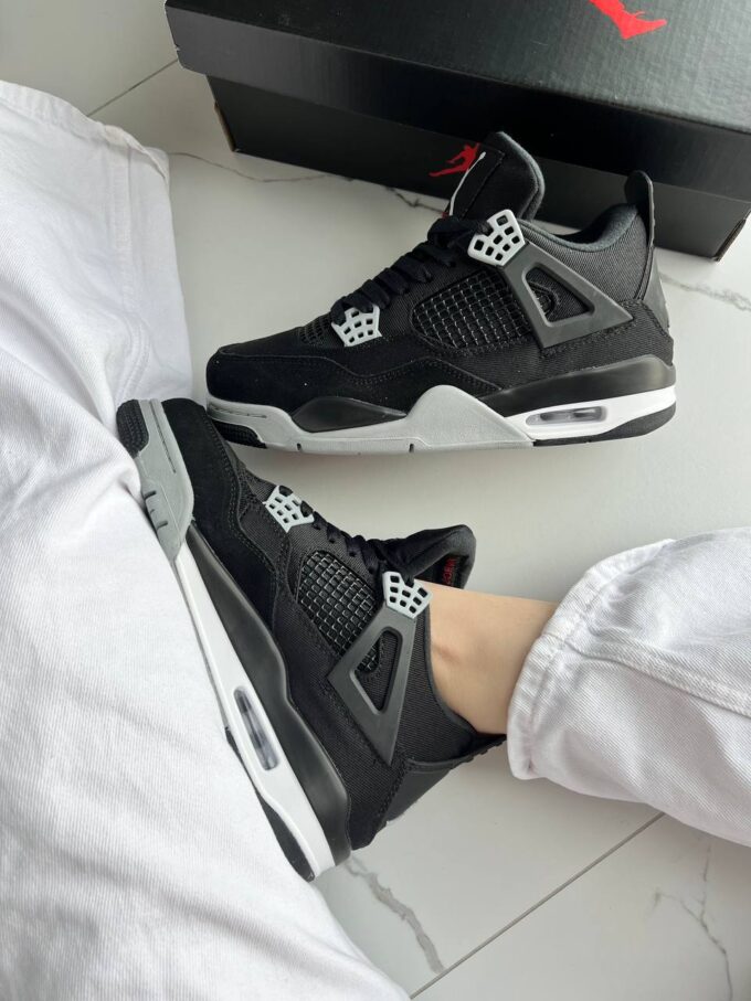 Jordan 4 Retro SE Black Canvas - Зображення 3
