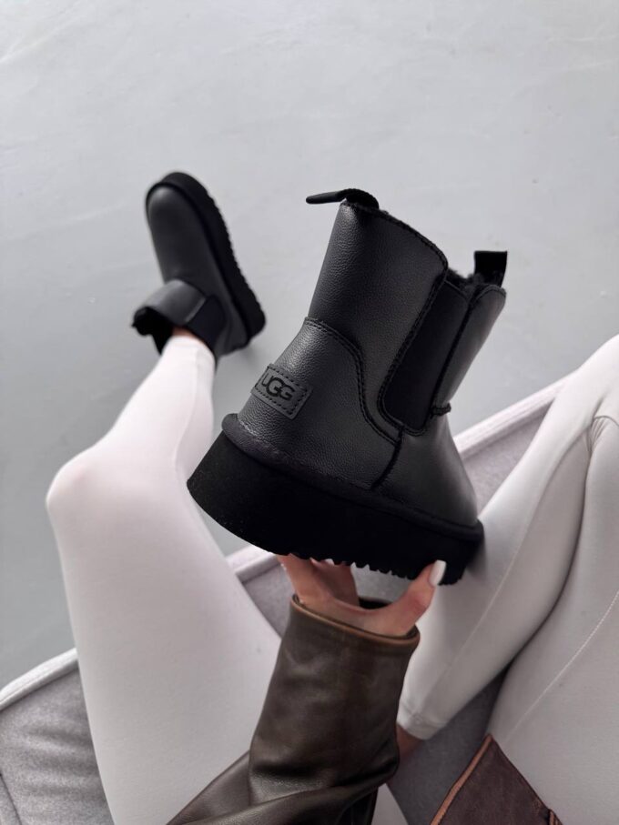 Ugg Chelsea Black Leather - Зображення 6