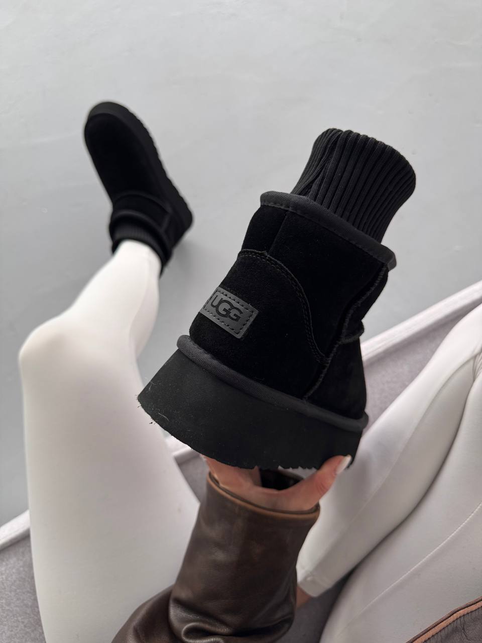 Ugg Sock Black Suede - Зображення 7