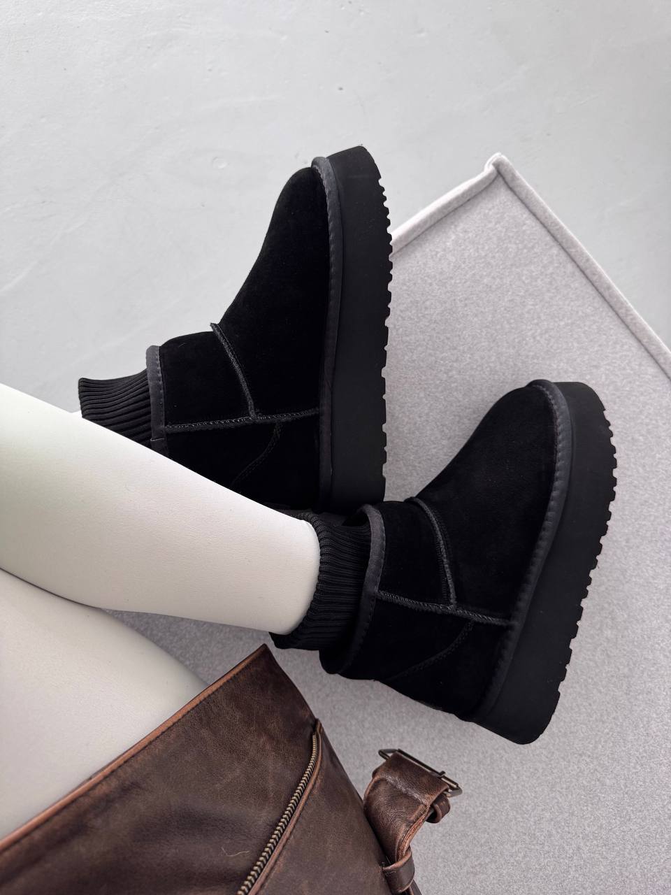 Ugg Sock Black Suede - Зображення 2