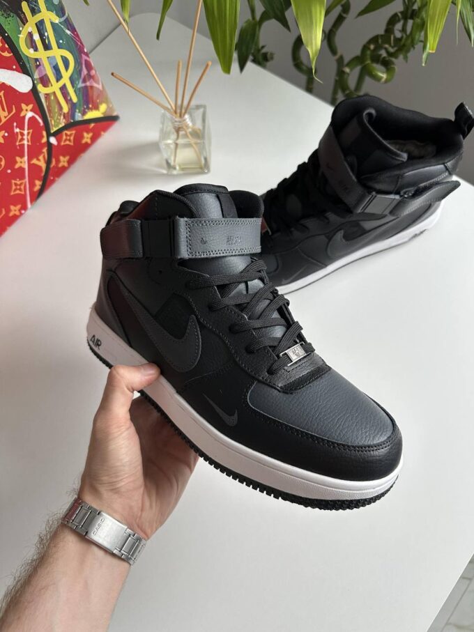 Nike Air Force 1 Mid '07 LV8 Black White - Зображення 2
