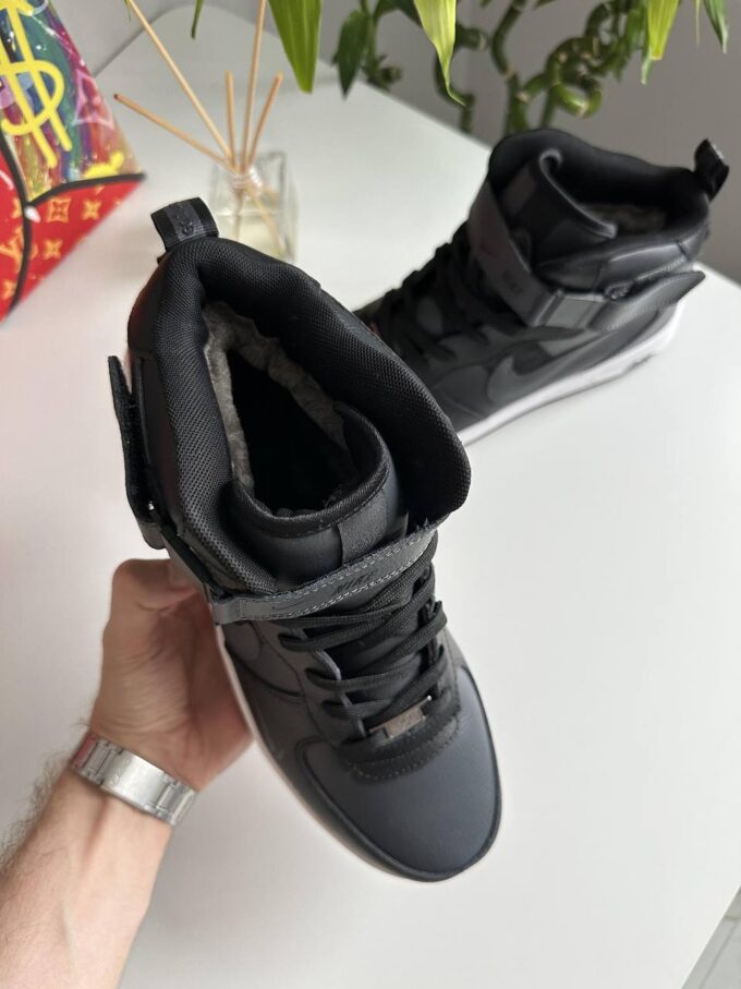 Nike Air Force 1 Mid '07 LV8 Black White - Зображення 3