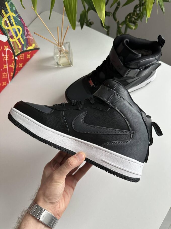 Nike Air Force 1 Mid '07 LV8 Black White - Зображення 5