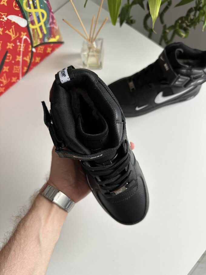 Nike Air Force 1 Mid '07 LV8 Black White - Зображення 3