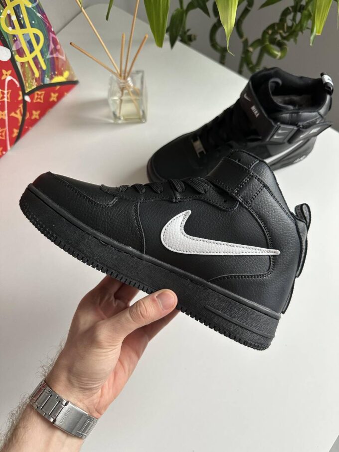 Nike Air Force 1 Mid '07 LV8 Black White - Зображення 6
