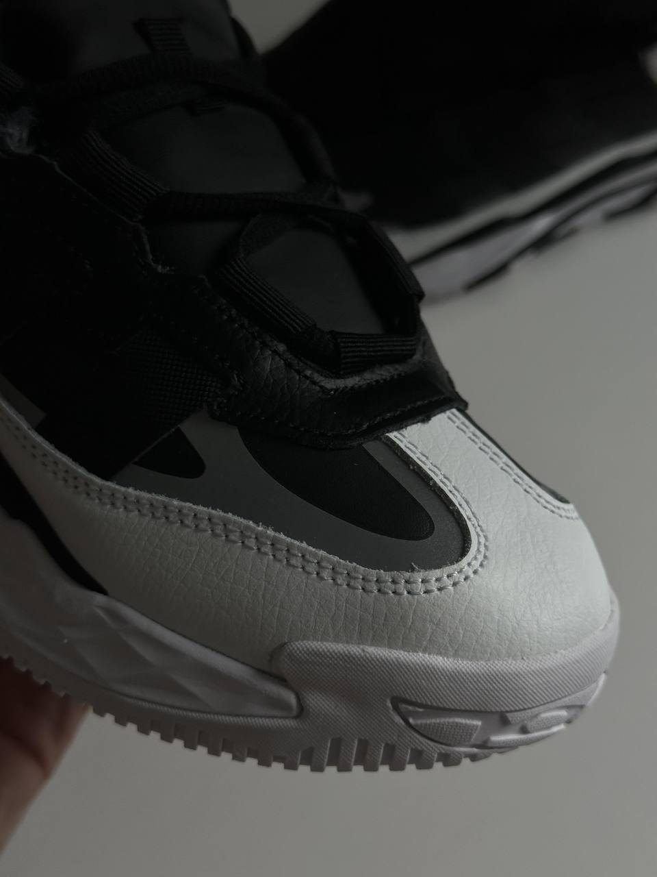 Adidas Niteball White Black Fur - Зображення 6