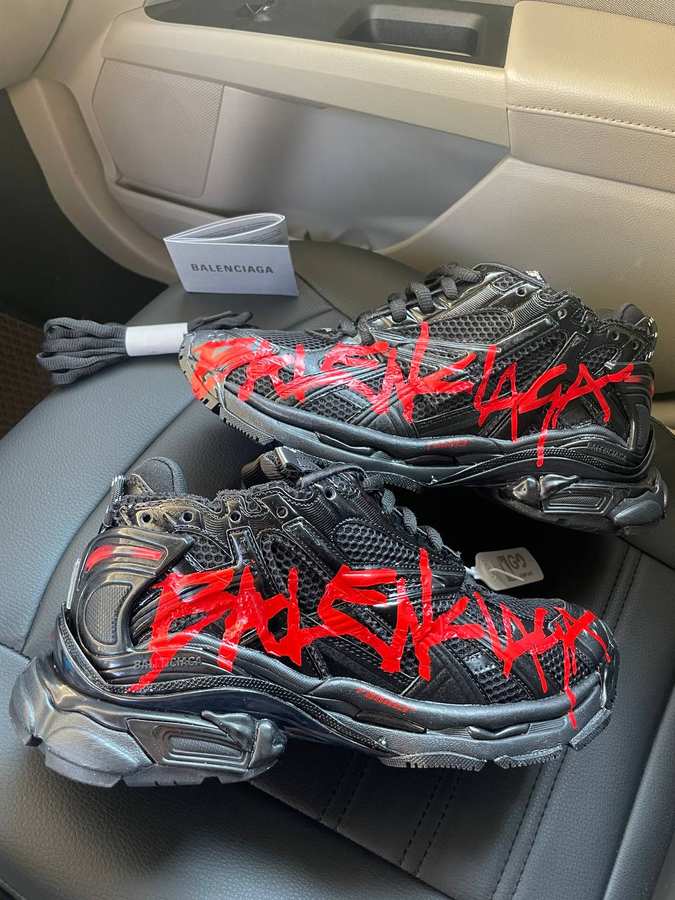 Balenciaga Runner Graffiti Black/Red - Зображення 3