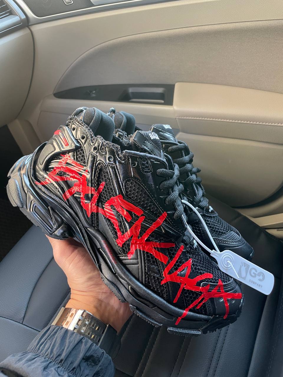 Balenciaga Runner Graffiti Black/Red - Зображення 2