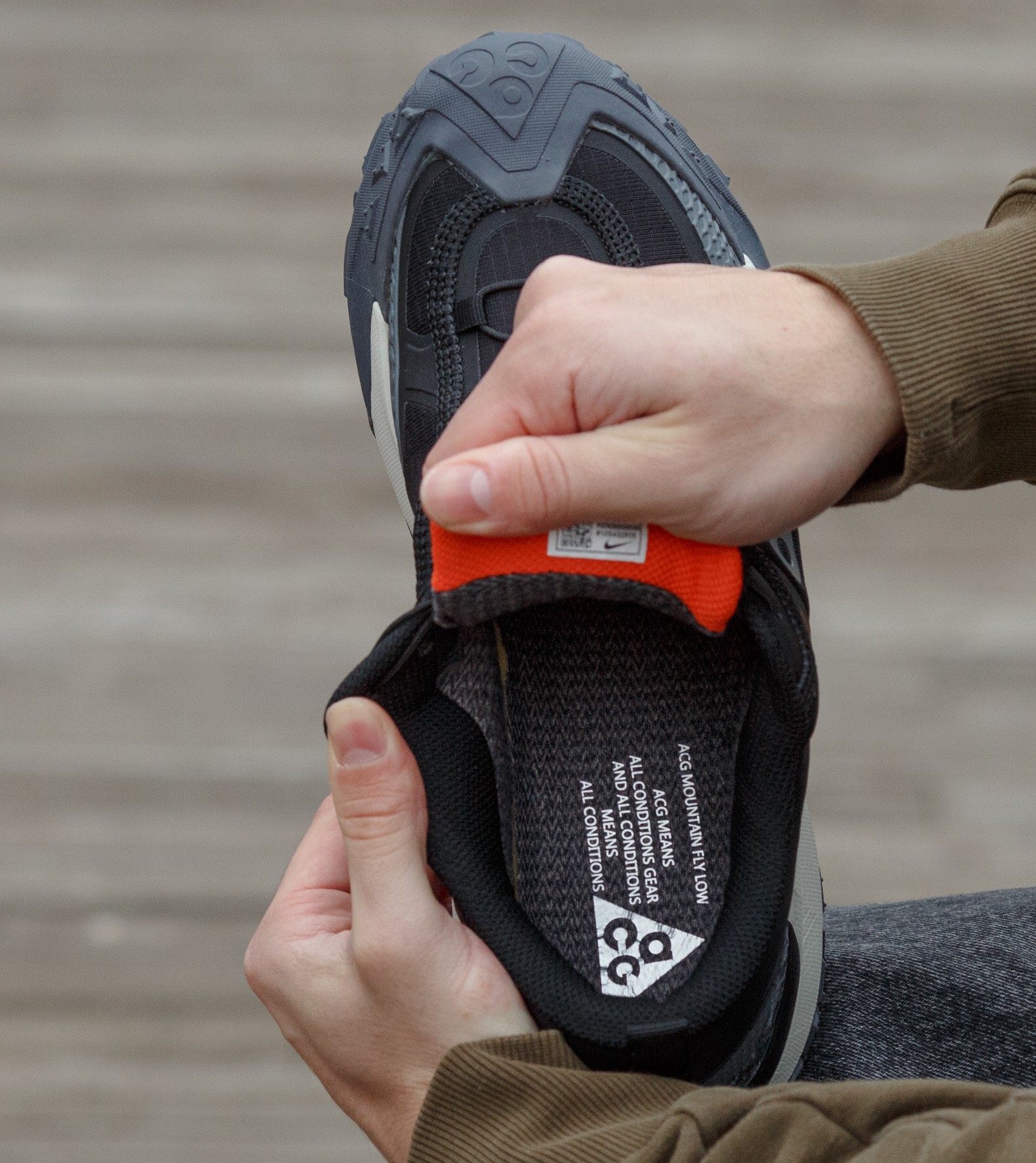 Nike Acg Moutain Fly Gore Tex Black Grey Orange - Зображення 7