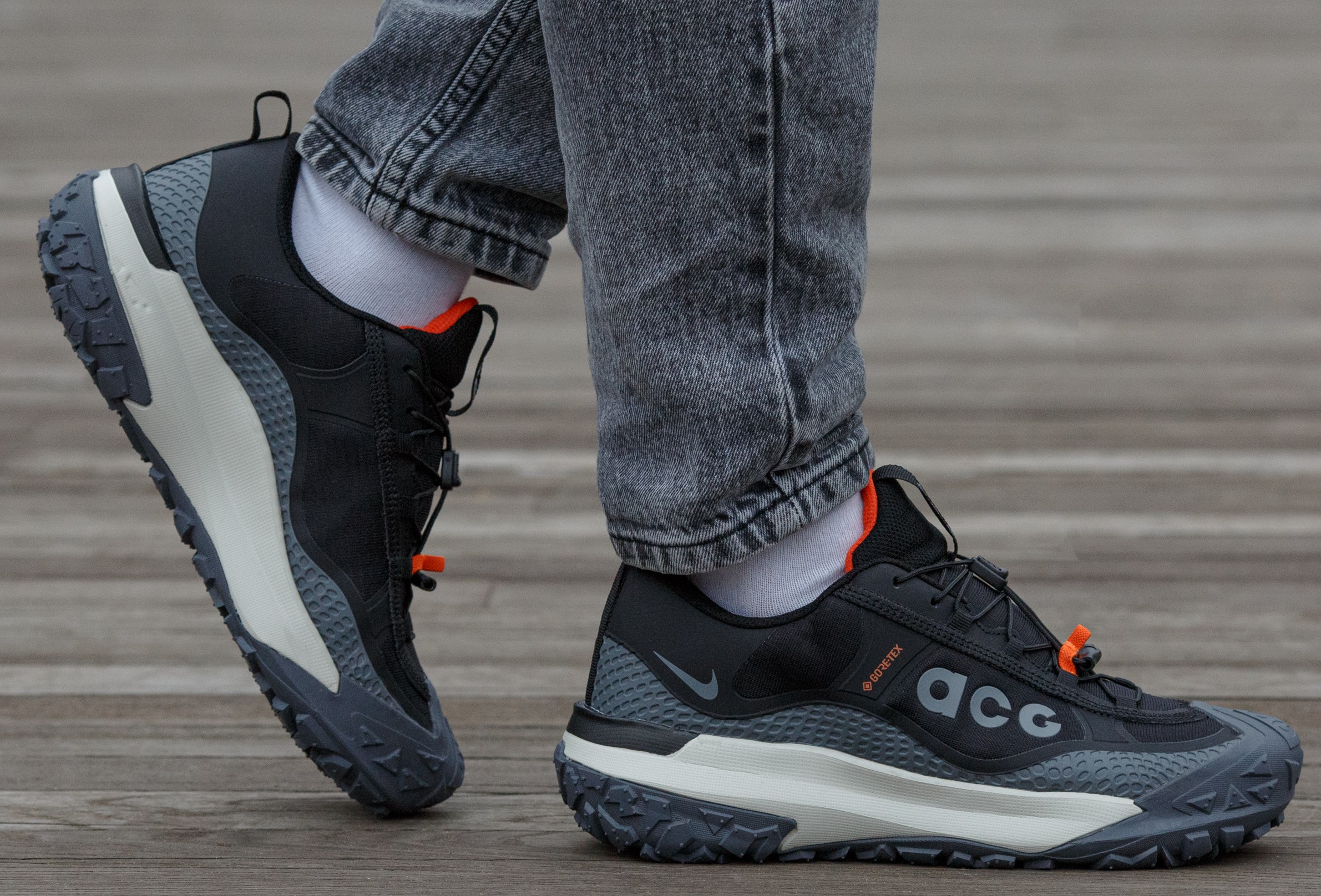 Nike Acg Moutain Fly Gore Tex Black Grey Orange - Зображення 4